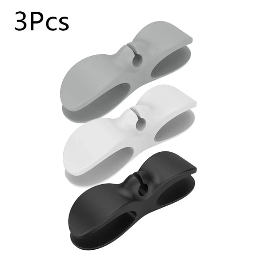 Silicon Cord Winder Cable Management Clip Organizer Tools for Air Fryer Coffee Machine Wire Fixer Kitchen Appliance Cable Holder